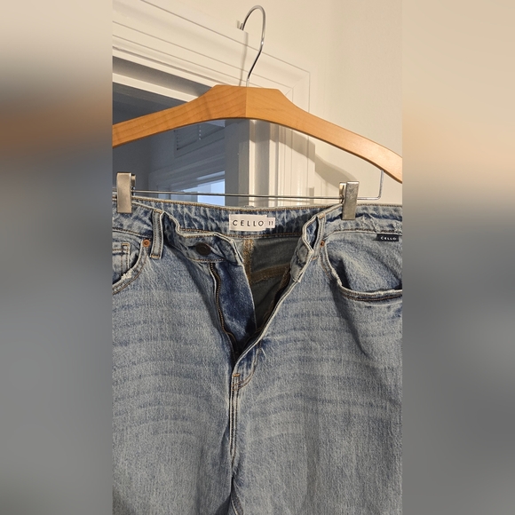 Baggy womens Cello Blue Denim Jeans Size 11 - Picture 9 of 11